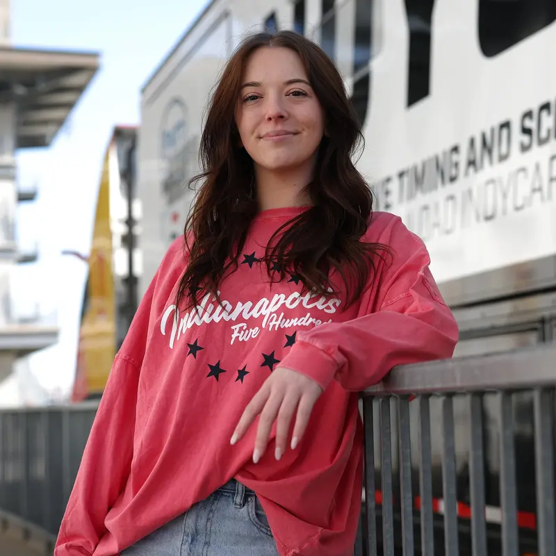Ladies Indy 500 Stars Oversized Shirt 2