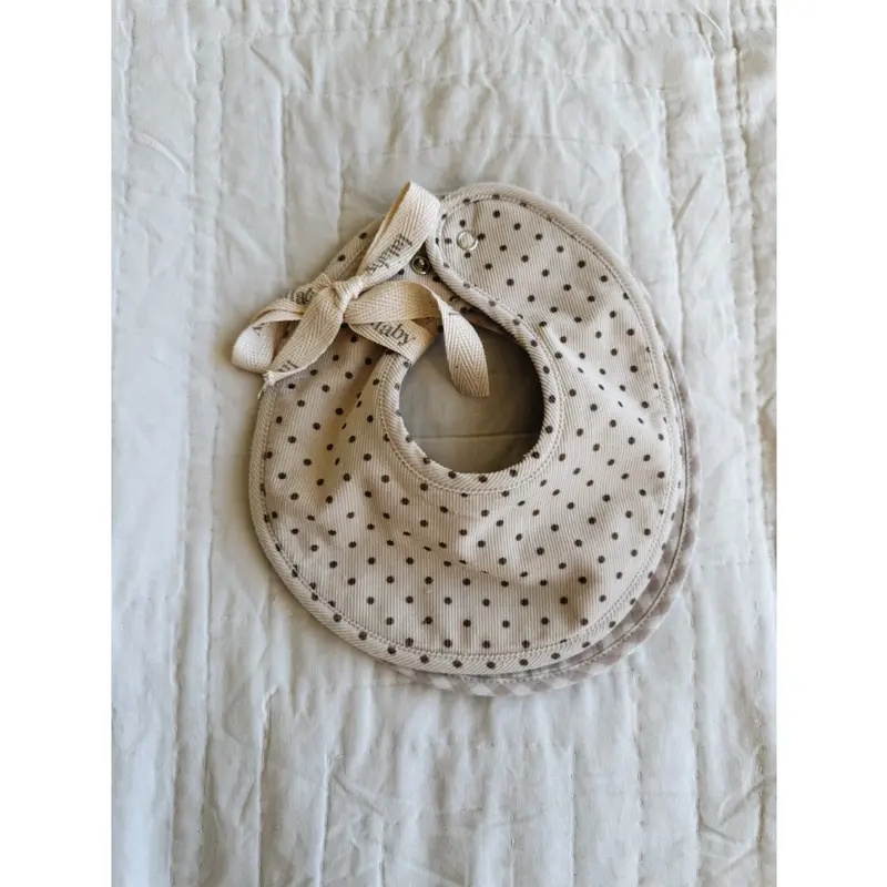 Lalaby Brown Dot 2-Pack Bibi Savlesmæk 2