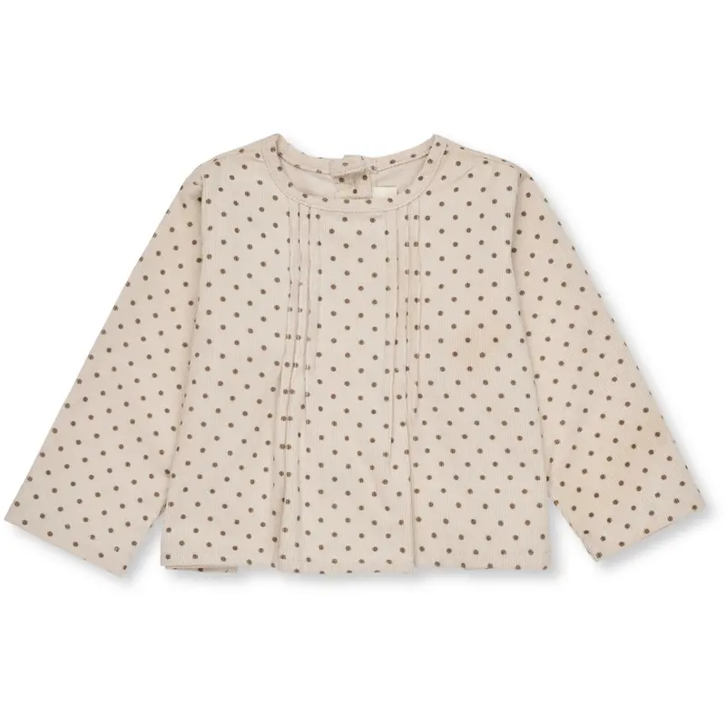 Lalaby Brown Dot Holly Top 1