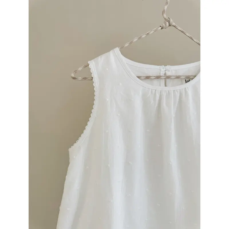 Lalaby Elinor Kjole - White Dot 3