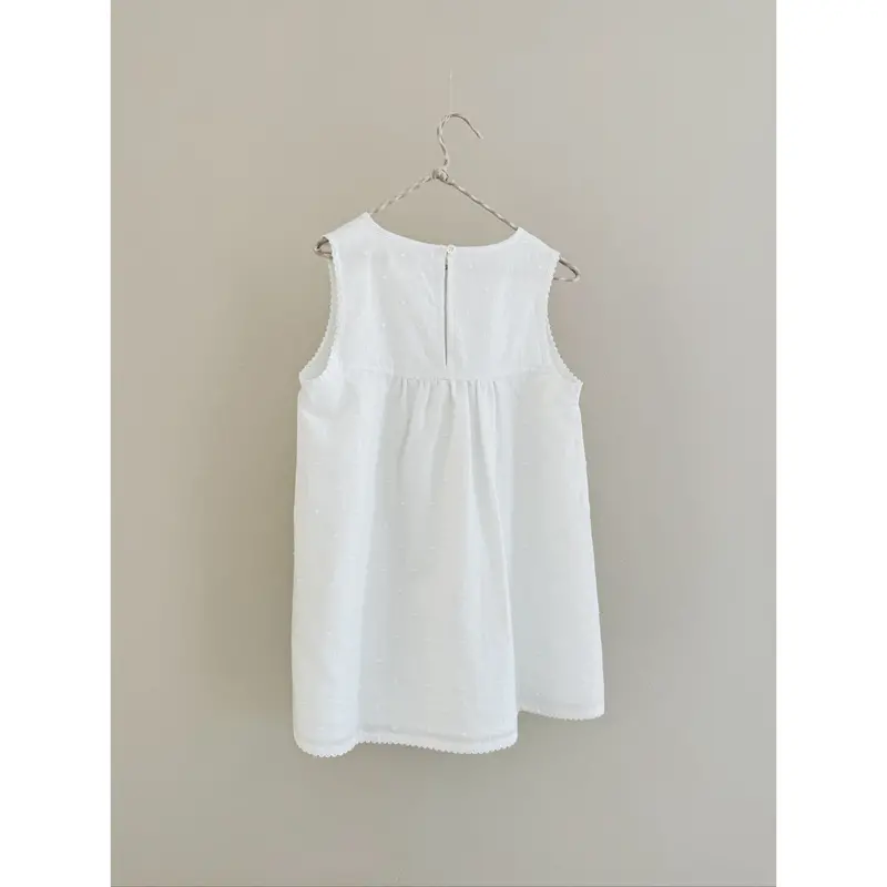 Lalaby Elinor Kjole - White Dot 4