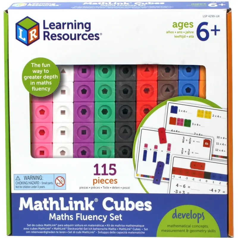 Learning Resources® Mathlink® Cubes Maths Fluency Sæt 1
