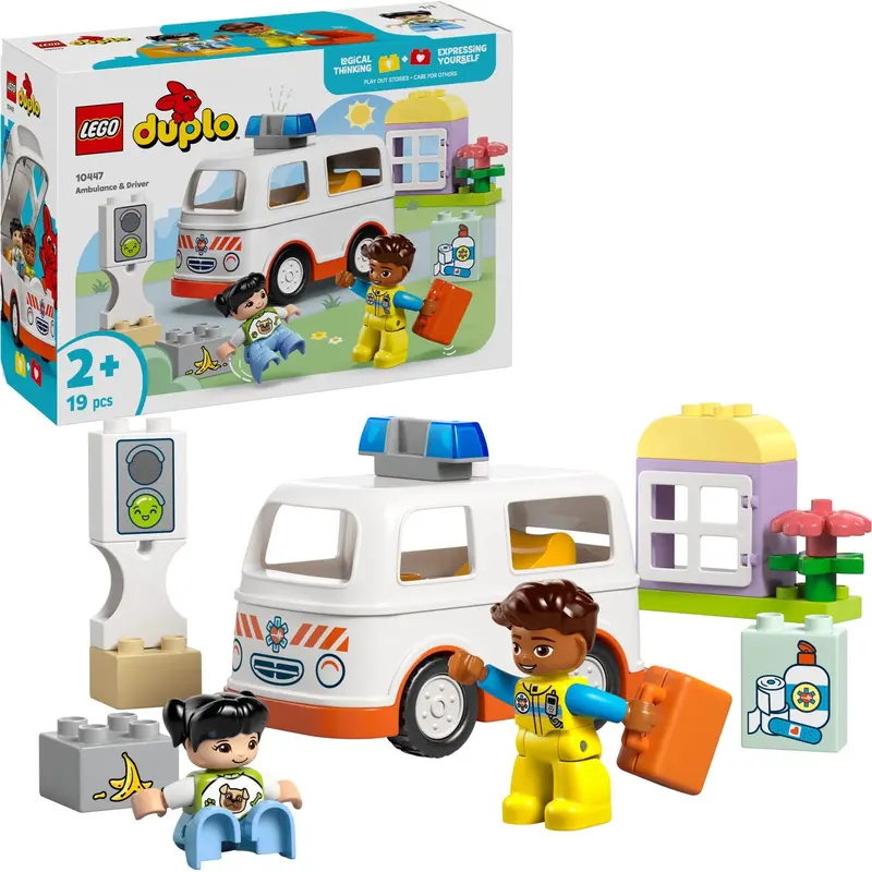Lego® Duplo Town - Ambulance Og Fører 10447 2