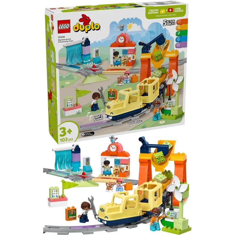 Lego® Duplo Town - Stort Interaktivt Lokalbanetog 10428 2