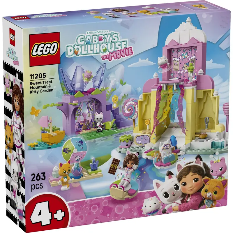 Lego® Gabby's Dollhouse - Gane-Guf-Bjerget Og Kattehaven 11205 1