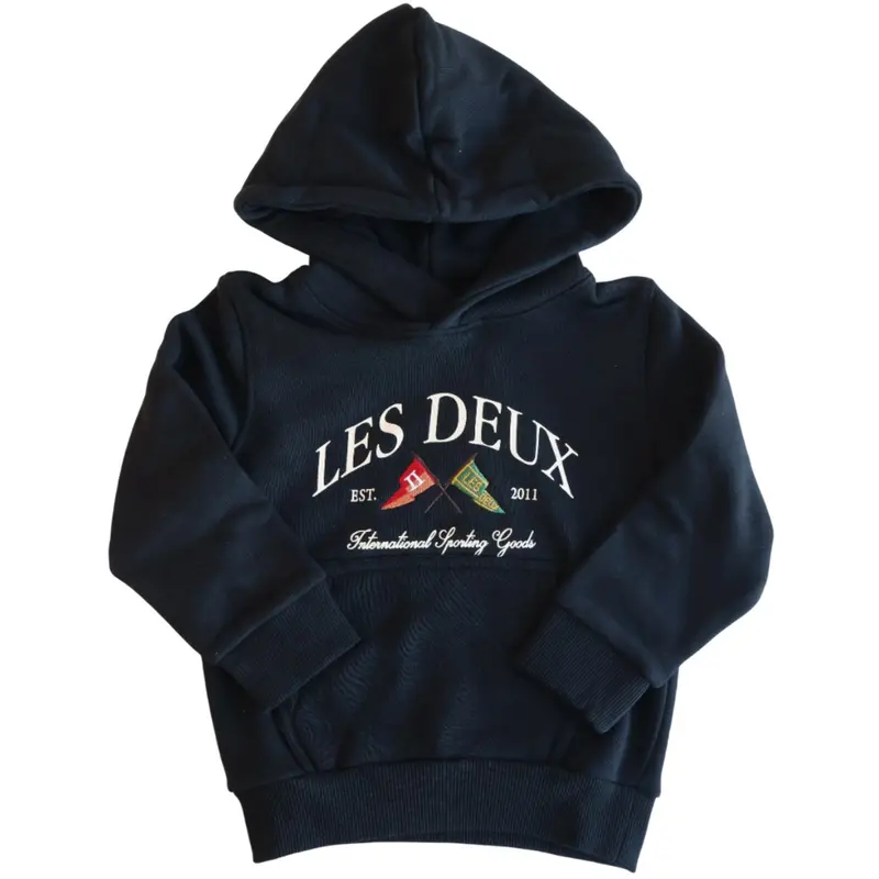 Les Deux Kids Black/Black Ivy League Hættetrøje Kids 1