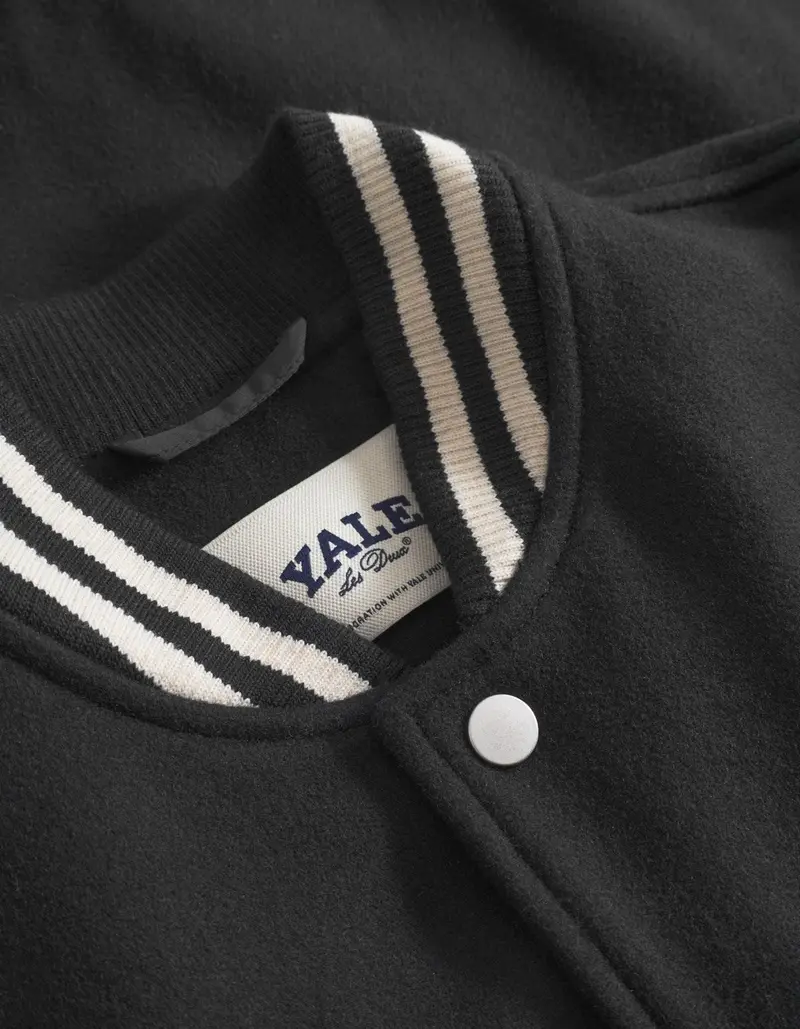 Les Deux Kids Black/Black Yale Uld Varsity Jakke Kids 2
