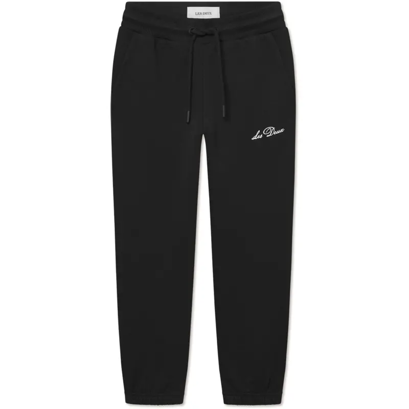 Les Deux Kids Black West Side Sweatpants Kids 1