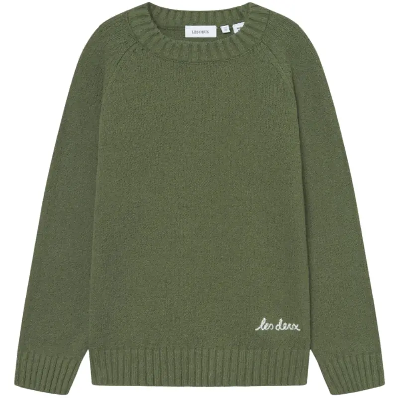 Les Deux Kids Chive Green Brad Roundneck Strik Kids 1