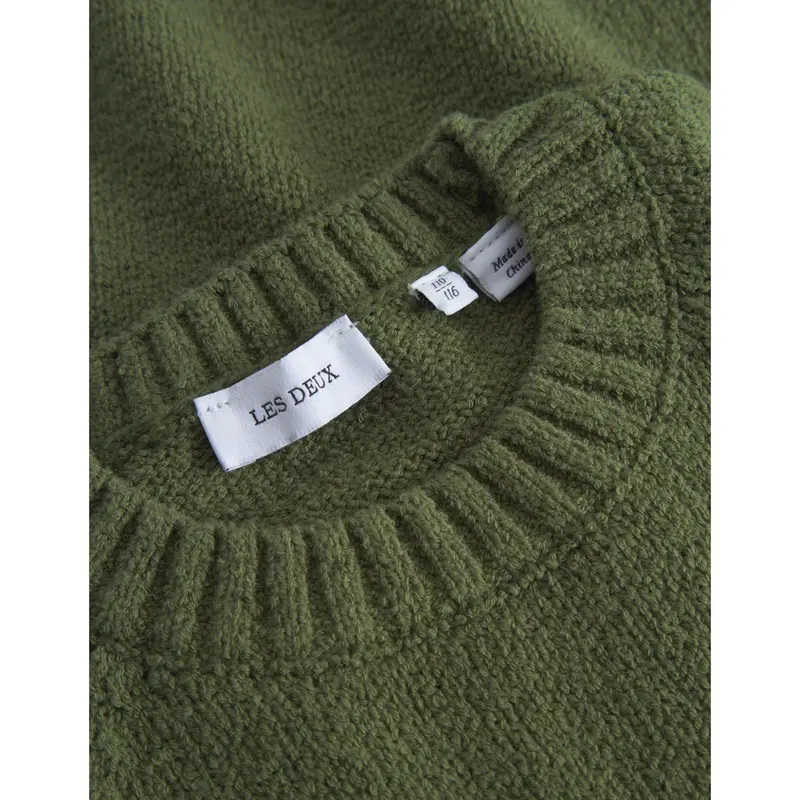 Les Deux Kids Chive Green Brad Roundneck Strik Kids 2