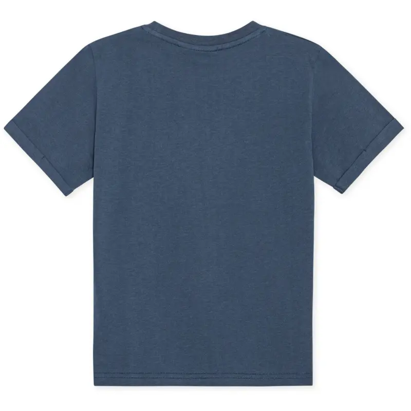 Les Deux Kids Dark Denim Blue Norregaard Contrast T-Shirt 4