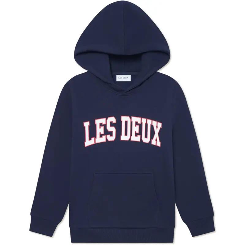Les Deux Kids Dark Navy Aidan Hættetrøje Kids 1