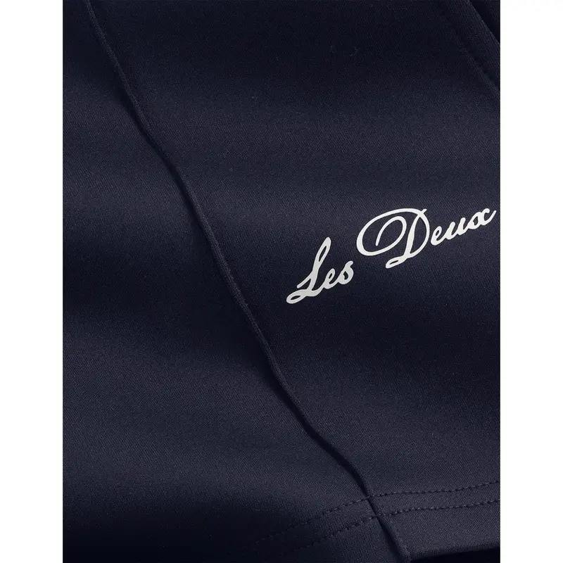 Les Deux Kids Dark Navy Ballier Crew Track Shorts 2