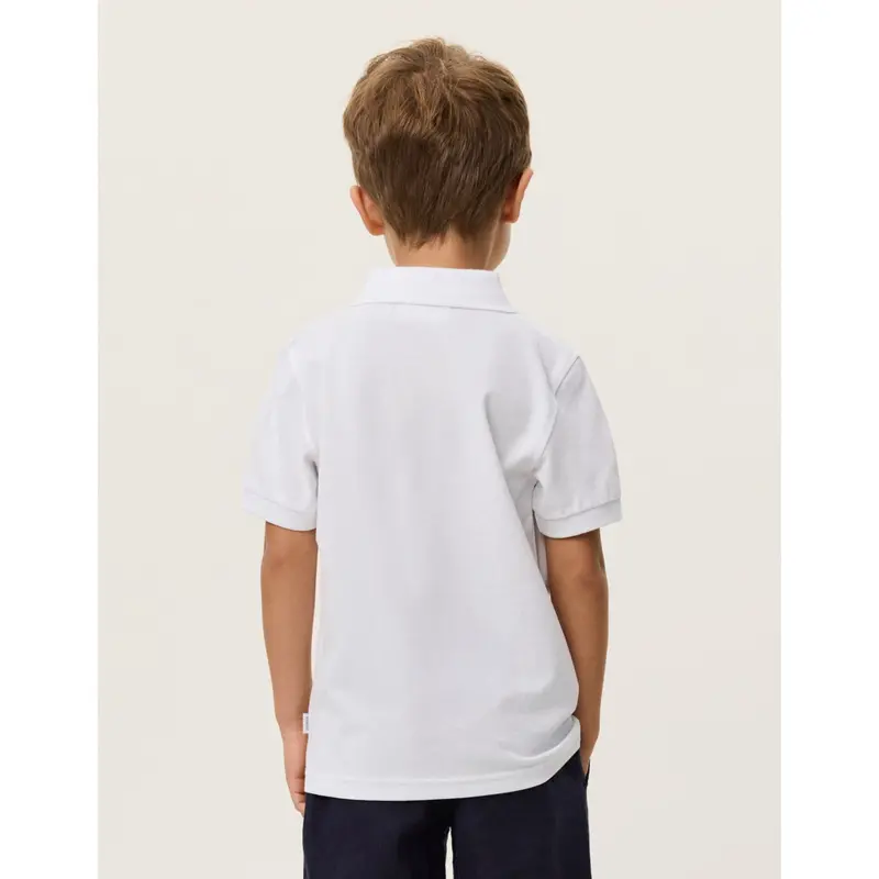 Les Deux Kids White Pique Polo 4