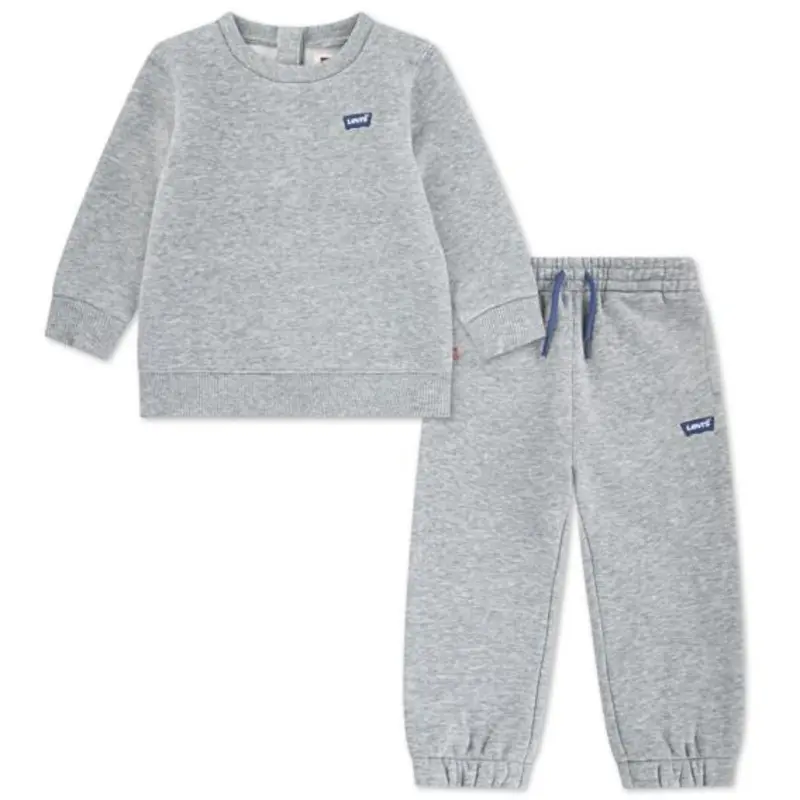 Levi's Grey Heather Lvn Hættetrøje & Jogger Sæt 1