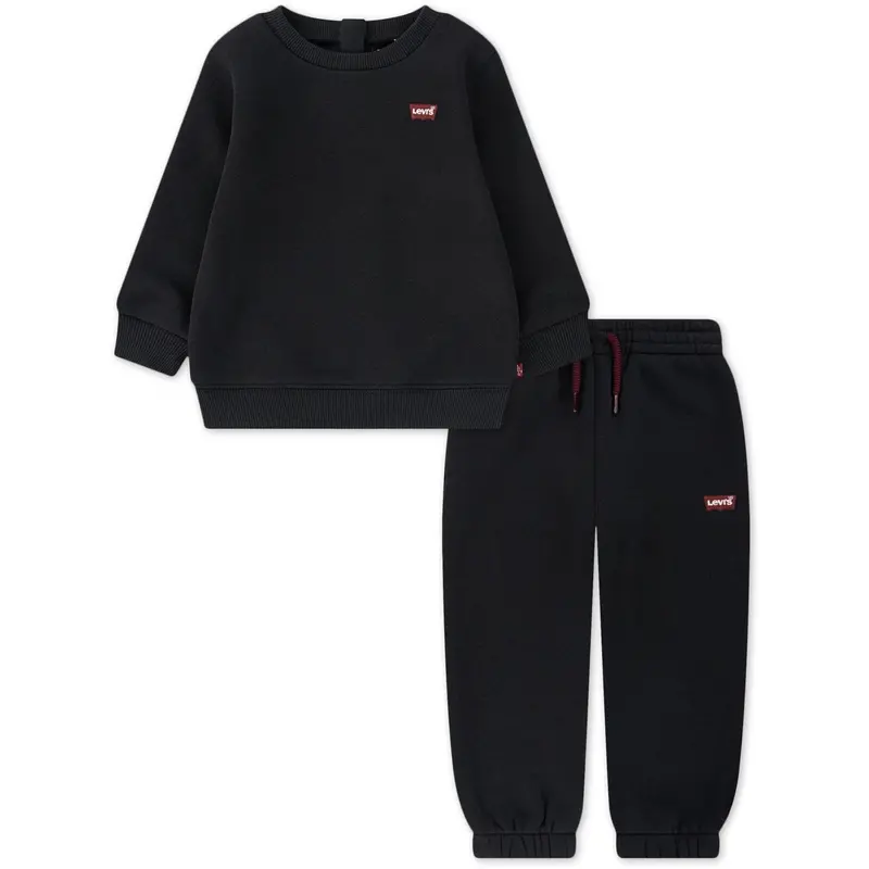 Levi's Jet Black Hættetrøje & Jogger Sæt 1