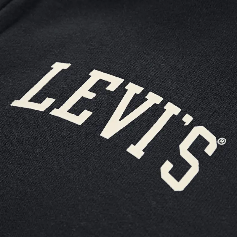 Levi's Jet Black Legendary Full Zip Hættetrøje 2