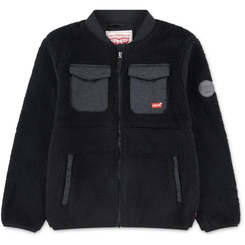 Levi's Jet Black Utility Sherpa Jakke 1