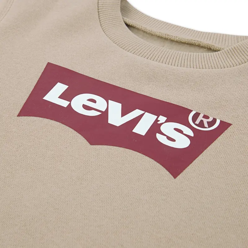 Levi's White Pepper Batwing Crewneck Sweatshirt 2