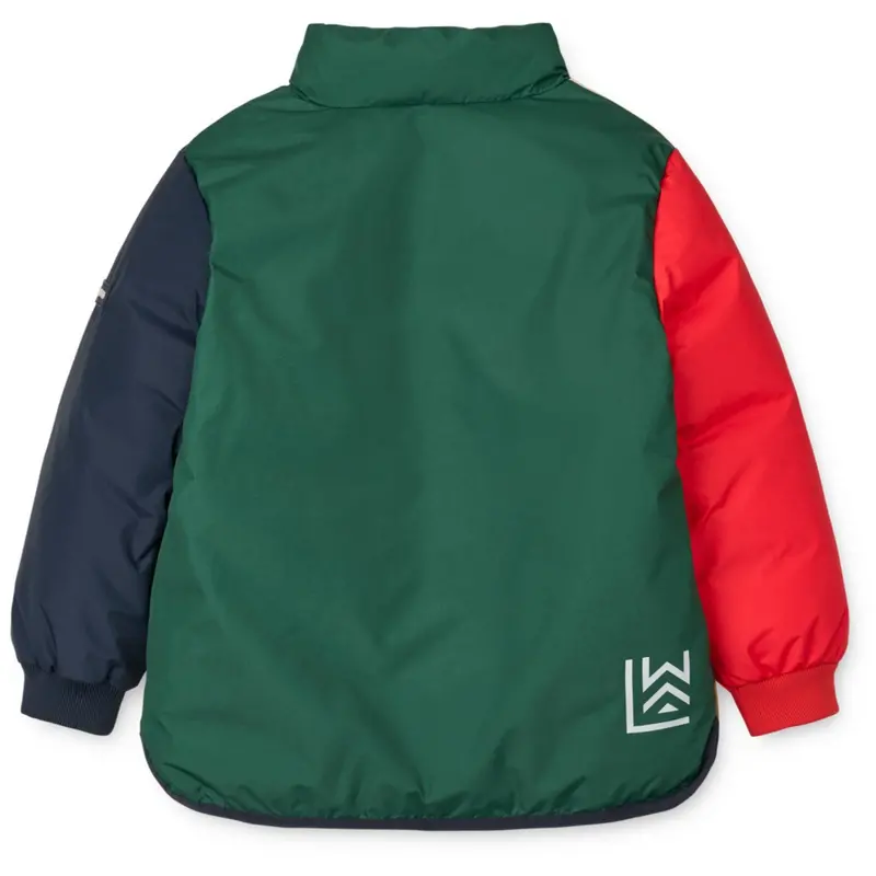 Liewood Apple Red Multi Mix Brantley Jakke 7