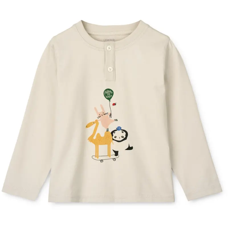Liewood Around The World / Sandy Wilhelm Printed Pyjamas Sæt 2