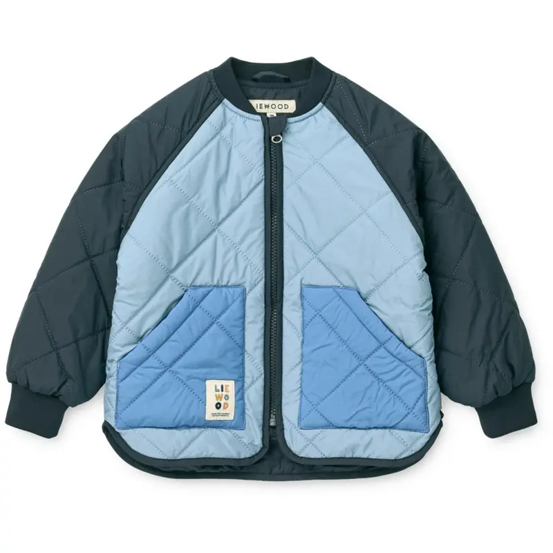 Liewood Beach Blue / Classic Navy / Mix Zella Termosæt 2