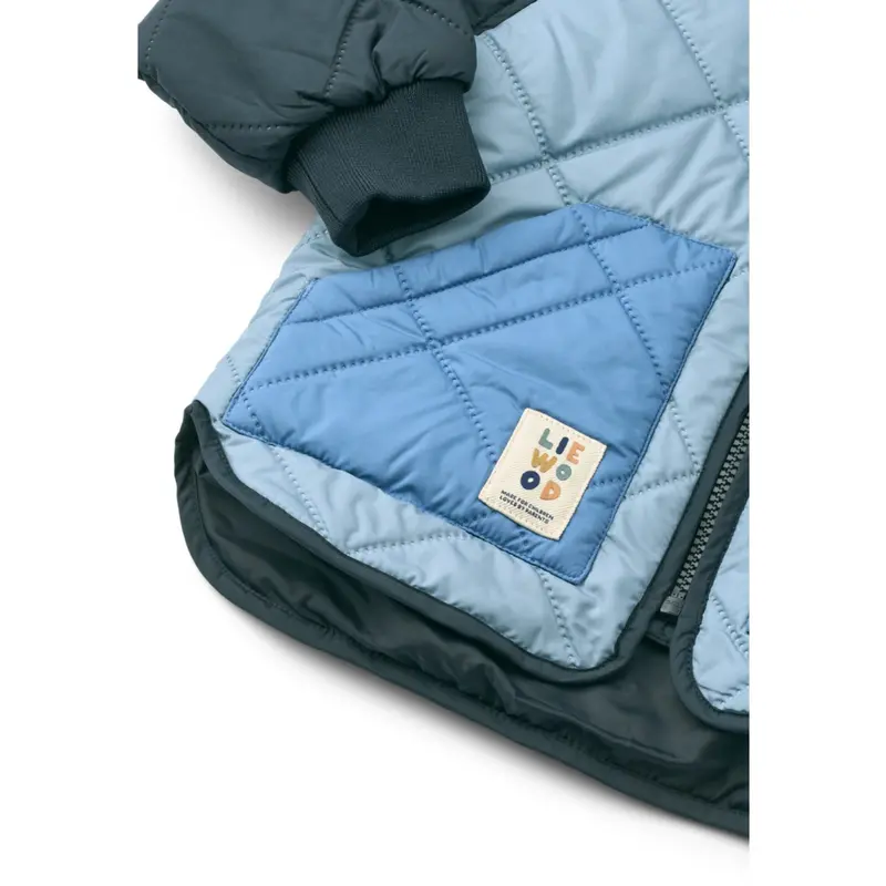 Liewood Beach Blue / Classic Navy / Mix Zella Termosæt 4