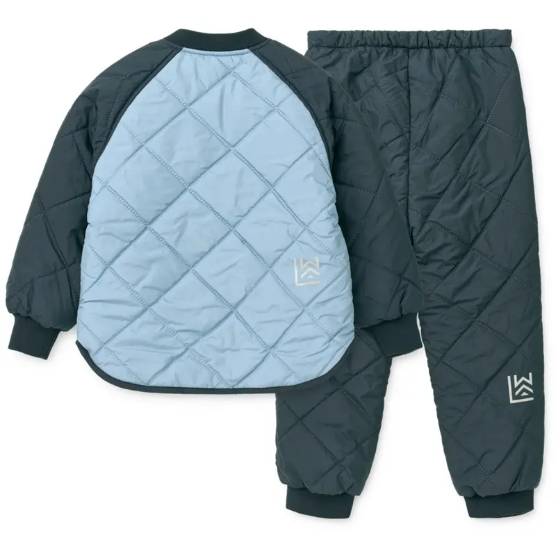 Liewood Beach Blue / Classic Navy / Mix Zella Termosæt 9