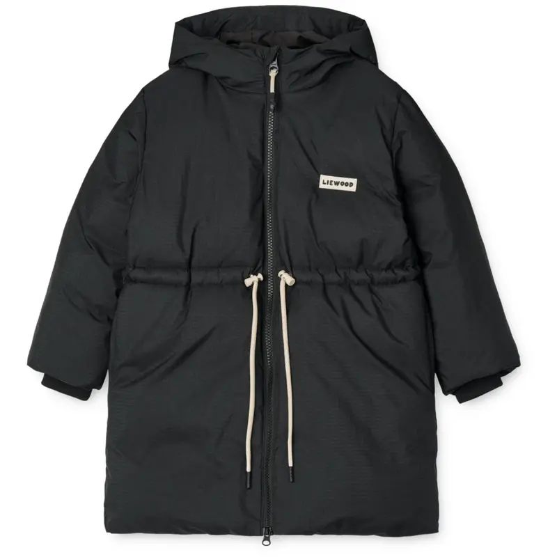 Liewood Black Bille Long Dunjakke 1