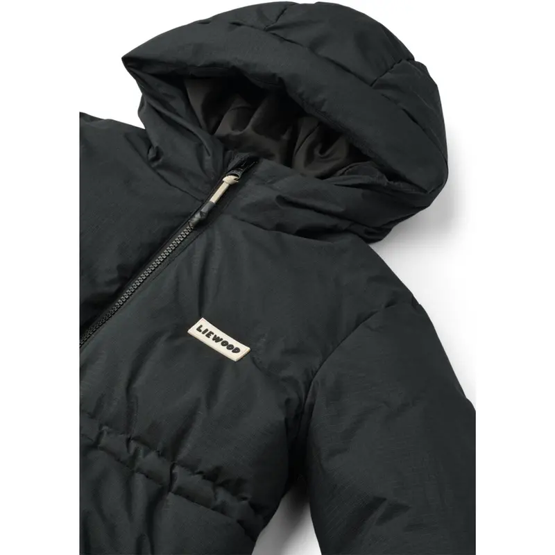 Liewood Black Bille Long Dunjakke 2