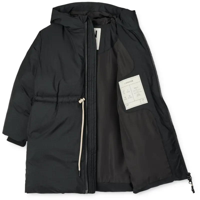 Liewood Black Bille Long Dunjakke 6
