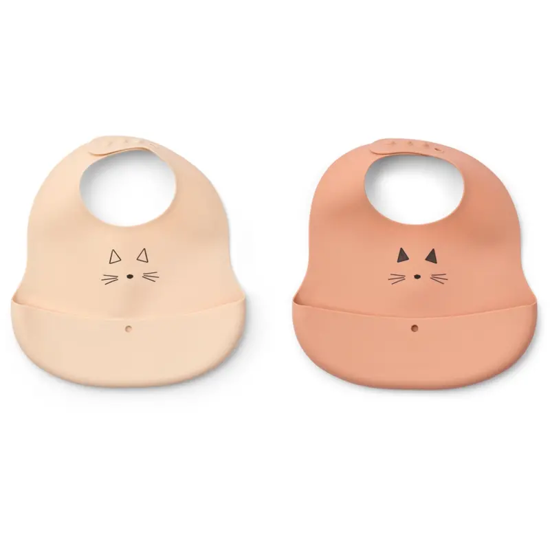 Liewood Cat Appleblossom / Tuscany Rose Ember Printed Hagesmæk 2-Pack 1