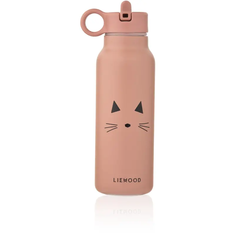 Liewood Cat Dark Rose Falk Drikkedunk 350 Ml 1