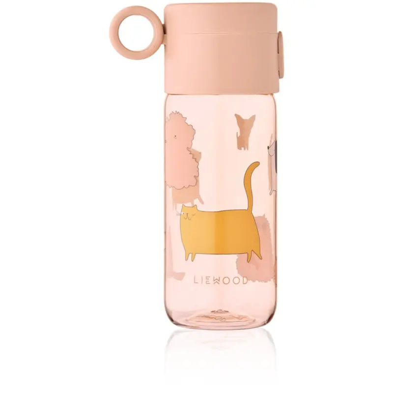 Liewood Cats And Dogs / Sandy Clemence Tritan Flaske 350 Ml 1