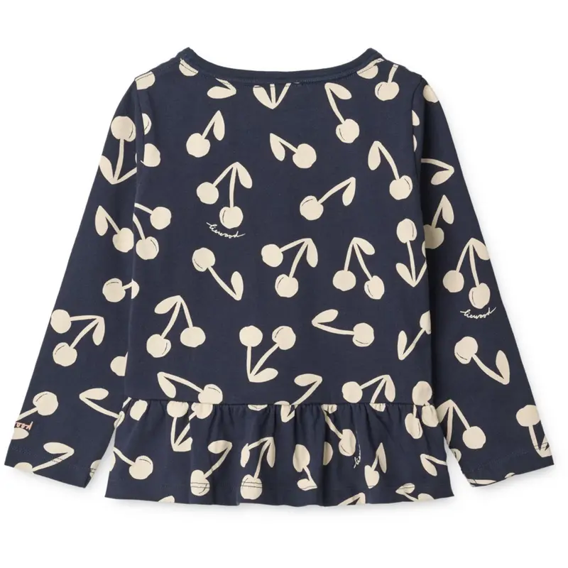 Liewood Cherry Blossom / Classic Navy Margit Printed Bluse 3