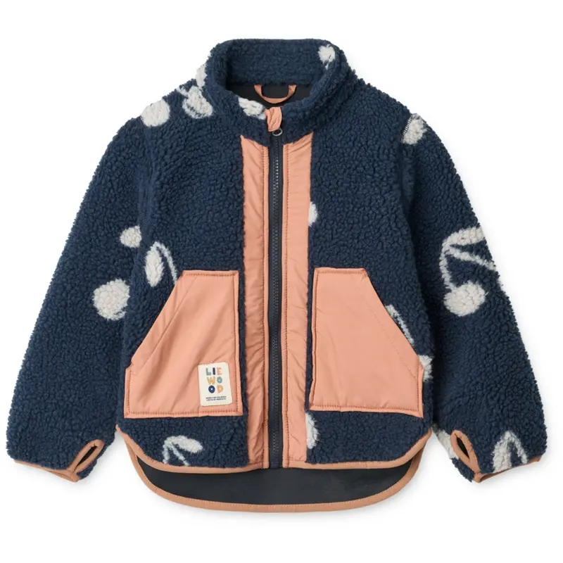 Liewood Cherry Blossom / Classic Navy Noam Pile Jakke 1