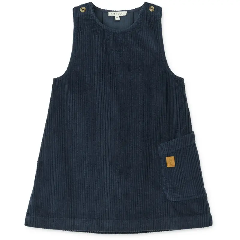 Liewood Classic Navy Annamay Corduroy Kjole 1