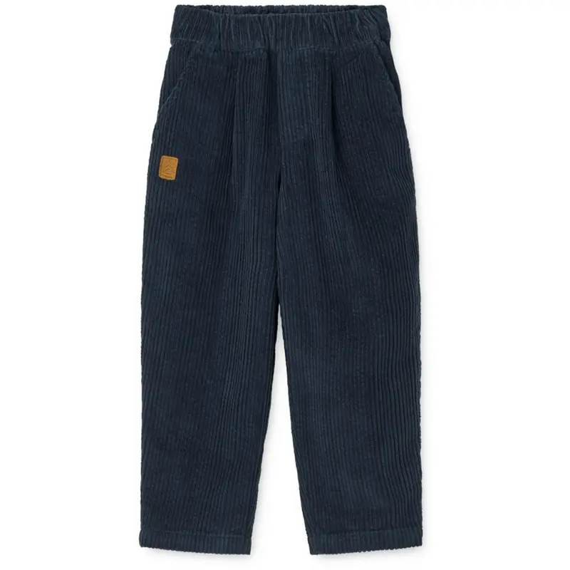 Liewood Classic Navy Borris Corduroy Bukser 1