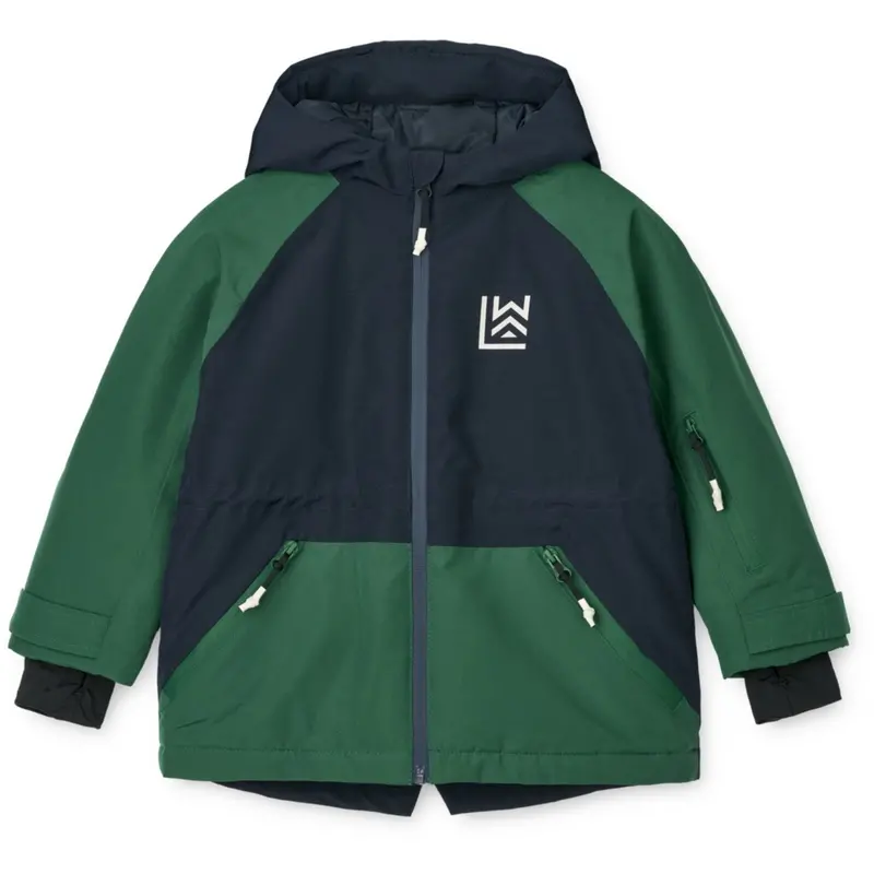 Liewood Classic Navy / Garden Green Kalle Jakke 1