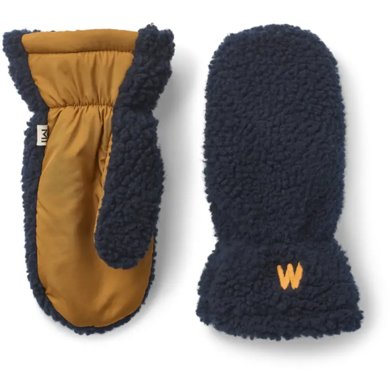 Liewood Classic Navy Multi Mix Grethe Pile Handsker 1