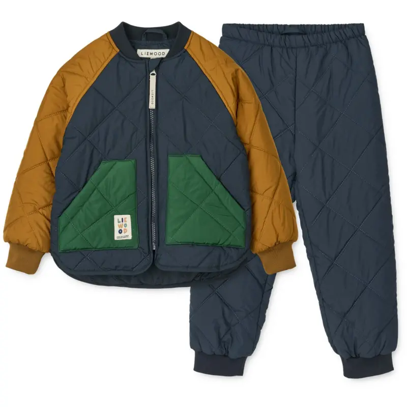 Liewood Classic Navy Multi Mix Zella Termosæt 1