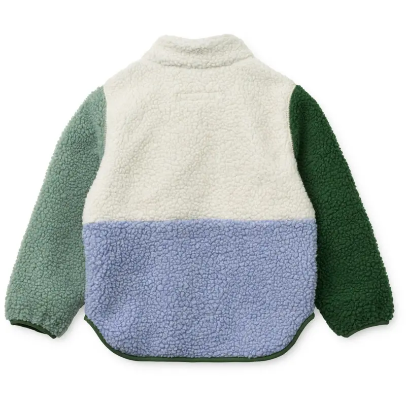 Liewood Dusty Lavender Multi Mix Nolan Pile Jakke 4