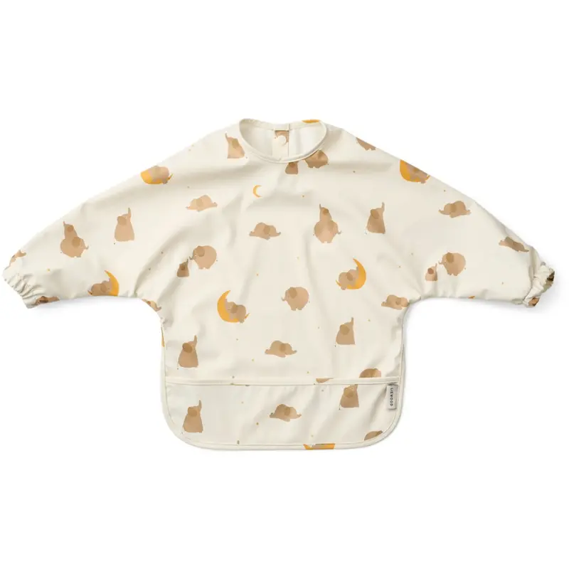 Liewood Elephant / Creme De La Creme Merle Printed Cape Hagesmæk 1