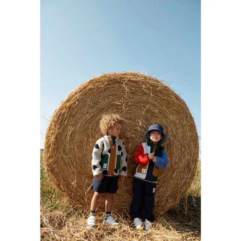 Liewood Garden Green Multi Mix Noam Pile Jakke 4