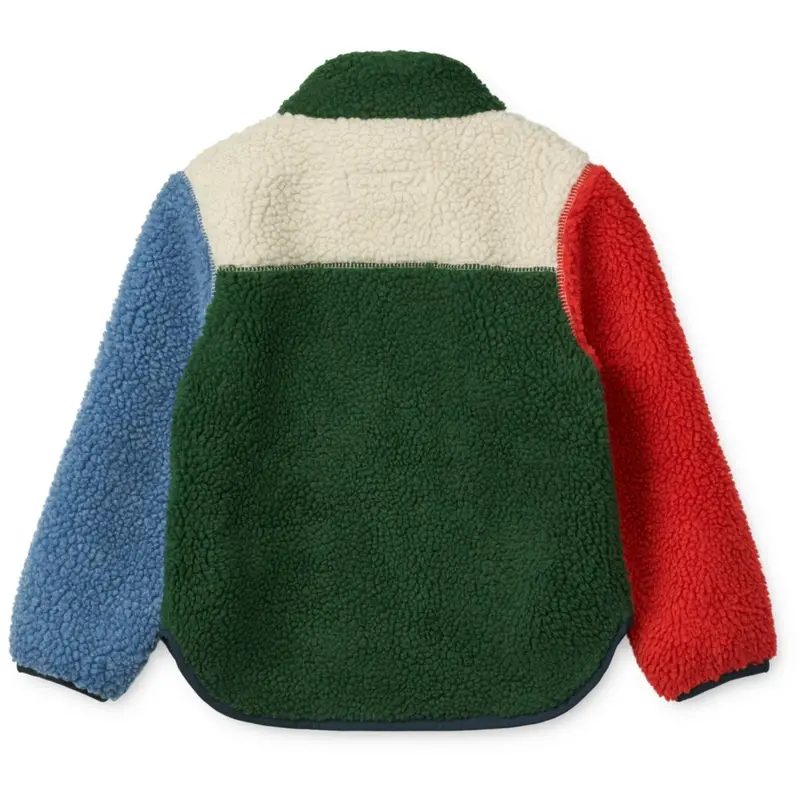 Liewood Garden Green Multi Mix Noam Pile Jakke 8