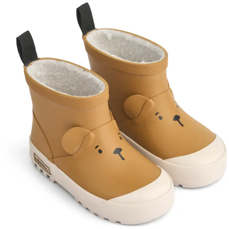 Liewood Golden Caramel Jesse Bjørn Thermo Gummistøvler 1
