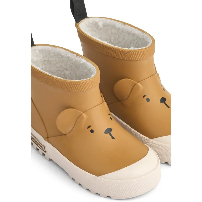 Liewood Golden Caramel Jesse Bjørn Thermo Gummistøvler 2