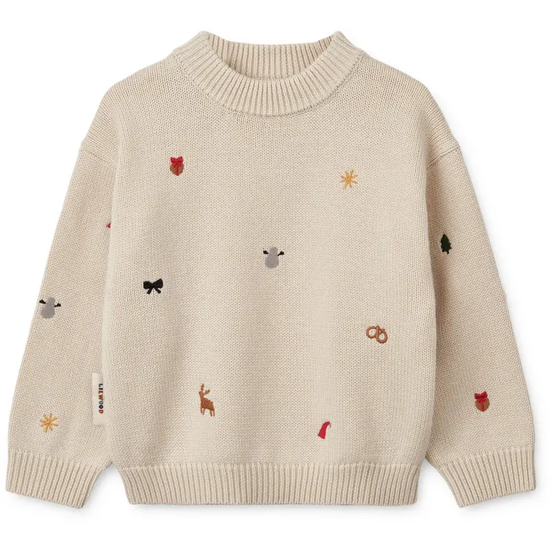 Liewood Holiday / Sandy Orlane Embroidery Strik Jumper 1
