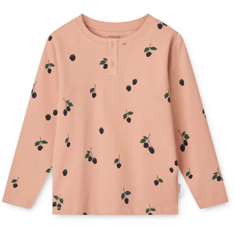 Liewood Mini Berry / Pale Tuscany Wilhelm Printed Pyjamas Sæt 3