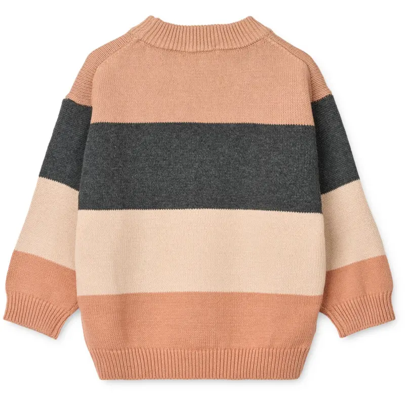 Liewood Pale Tuscany Multi Mix Orlane Stripe Strik Jumper 3